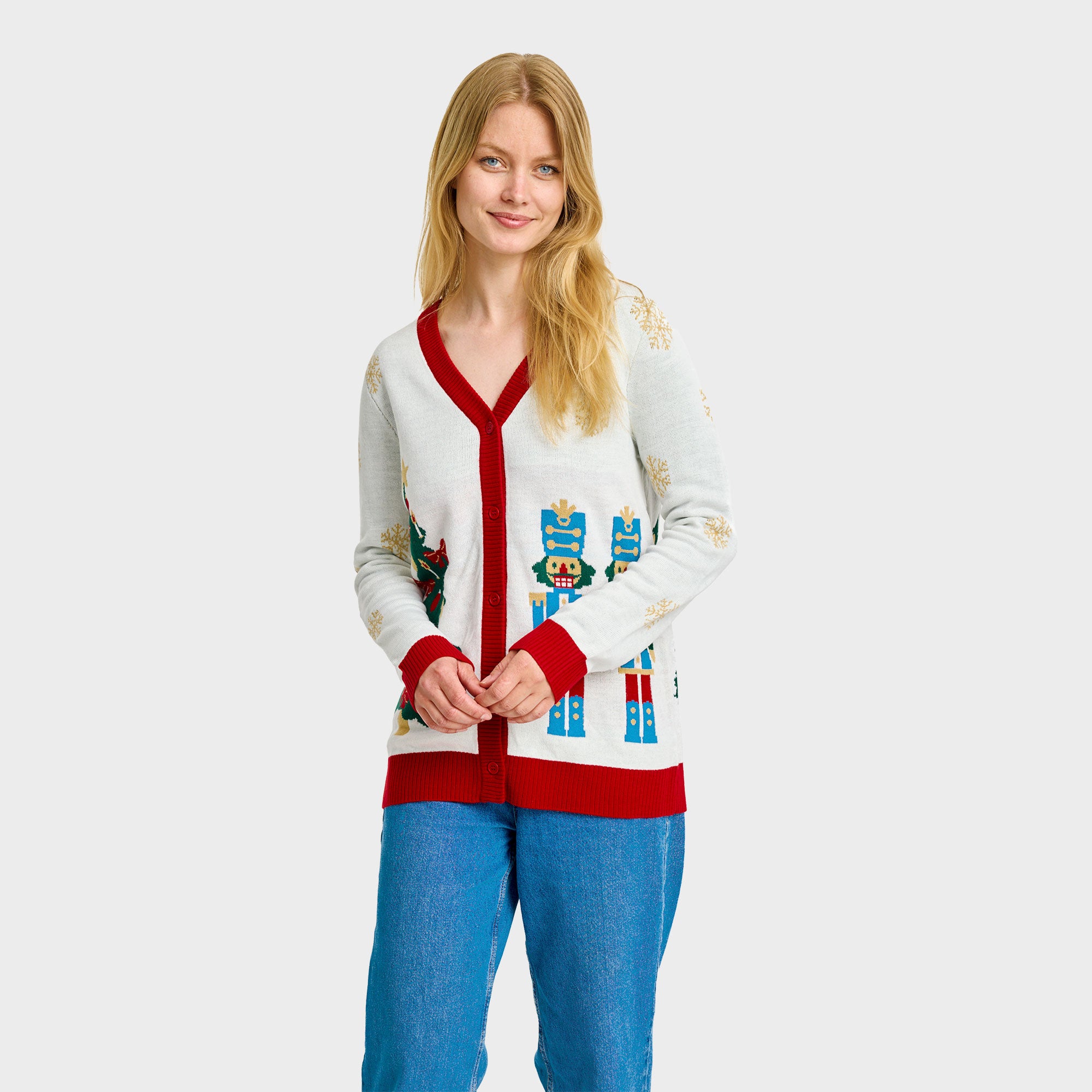 The Nutcracker julecardigan - Dame